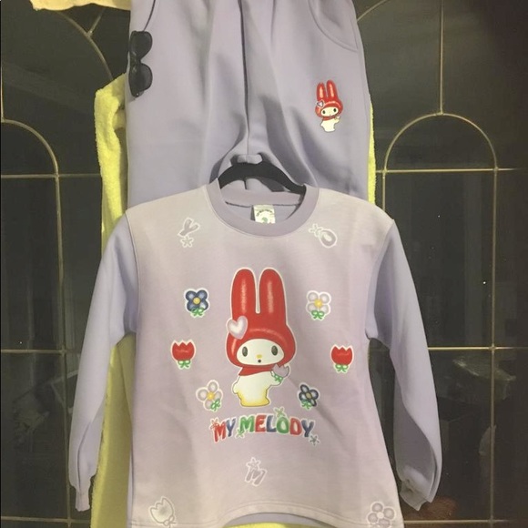 Melody Design Top + Pants Purple Set Girl’s NWT - Picture 2 of 8